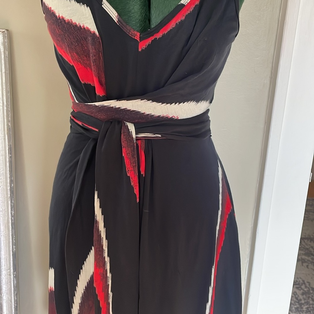 L.A.M.B. by Gwen Stefani 70’s tie around dress size 4 - Picture 3 of 9